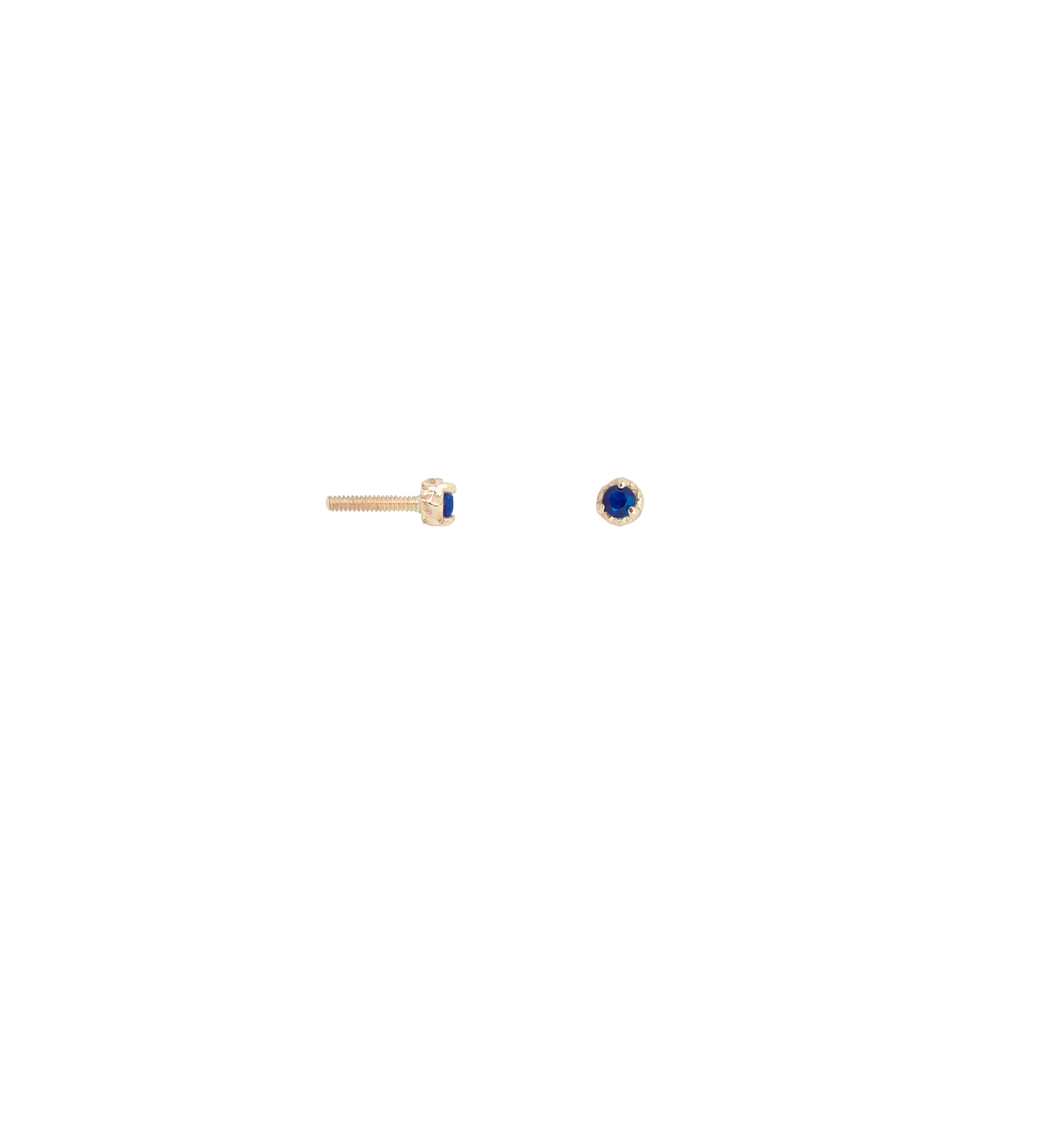 Birthstone Piercing Front 14K - Image 14