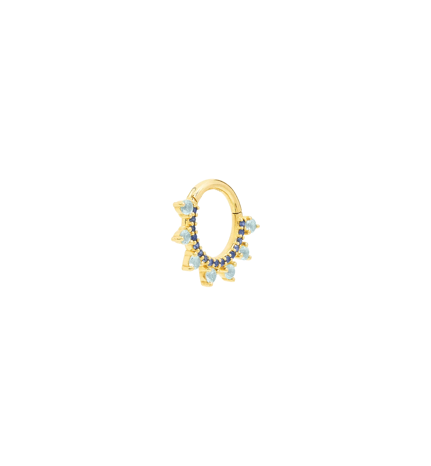Gaia Blues Daith Piercing 14K - Image 4