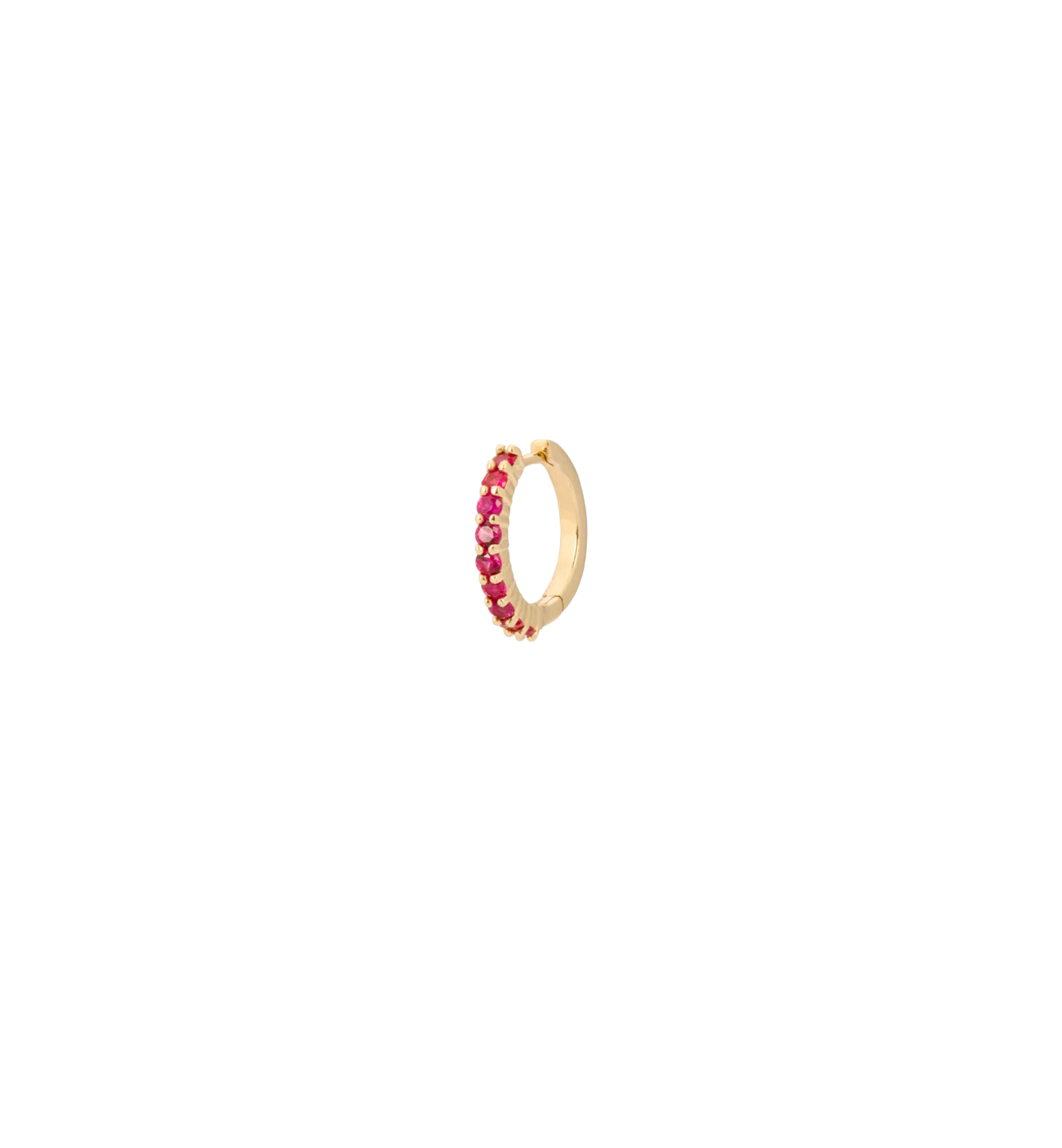 Single Birthstone Ring Earring 14K - Image 12
