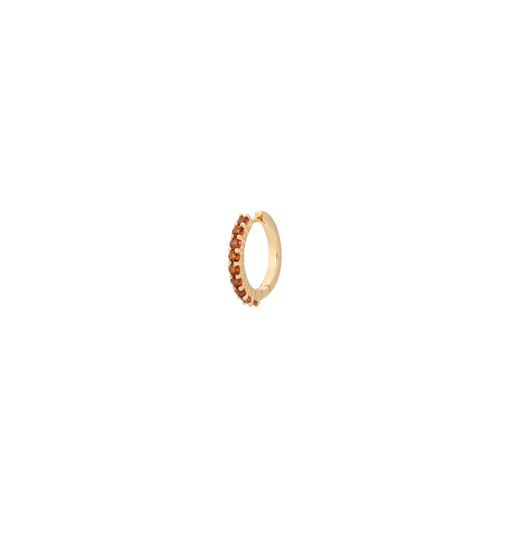 Single Birthstone Ring Earring 14K - Image 9