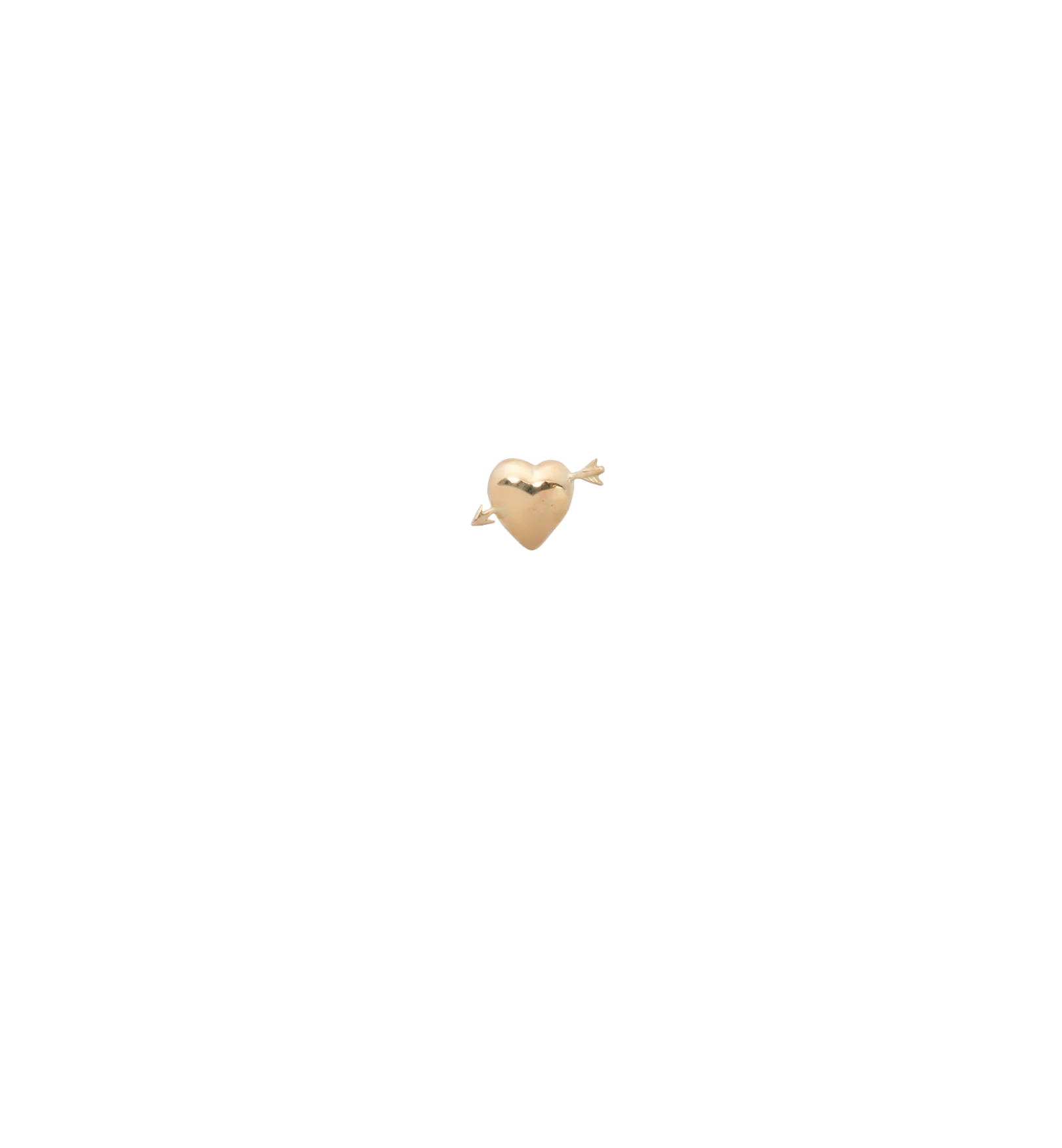 Single Cupid Stud Earring - Image 3