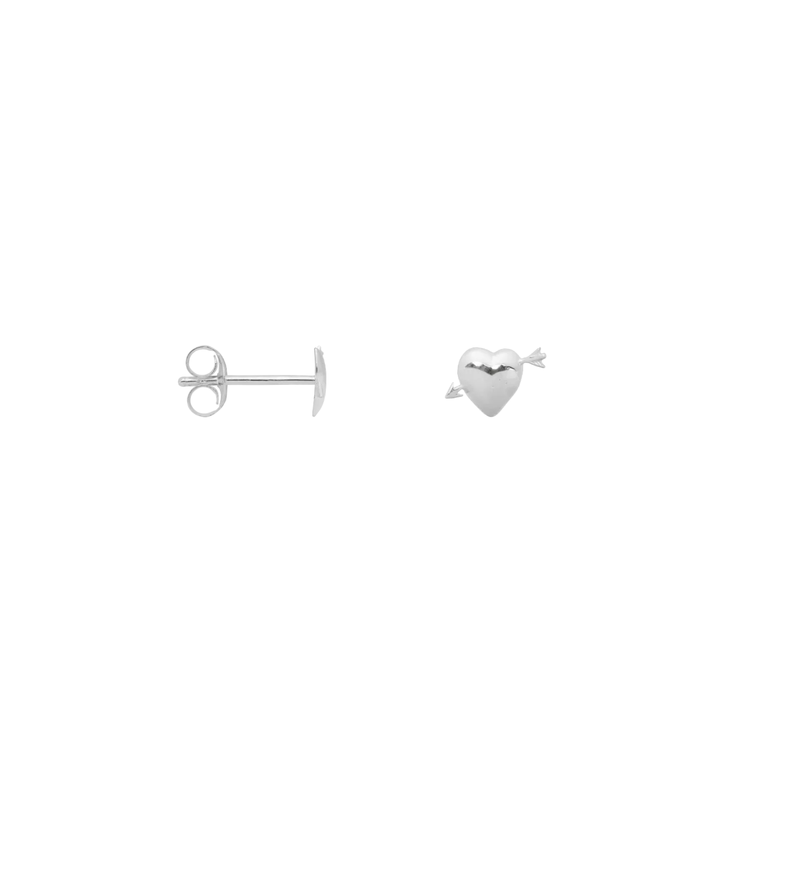 Single Cupid Stud Earring - Image 5